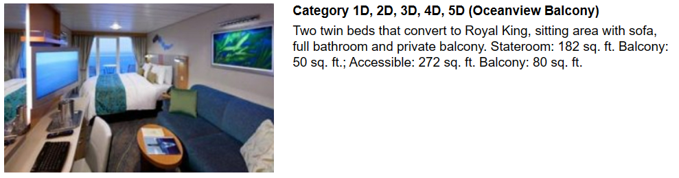 Allure - Balcony Cabin